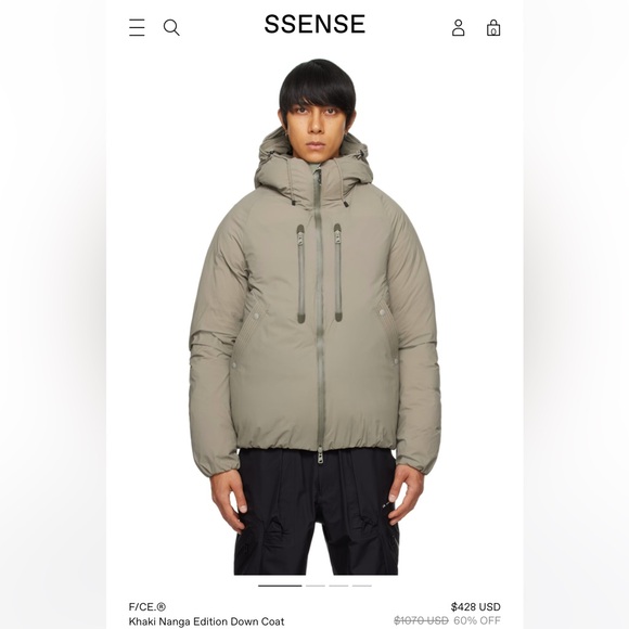 NANGA x F/CE down jacket - Picture 6 of 7